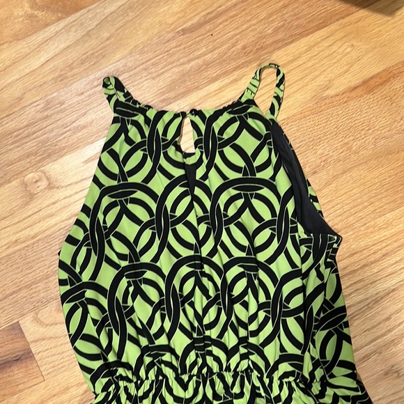 EnFocus Studios Sleeveless dress by green/ black - Picture 5 of 7
